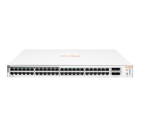Przełącznik Aruba Instant On 1830 48G 24p Class4 PoE 4SFP 370W Zarządzany L2 Gigabit Ethernet (10/100/1000) Obsługa PoE 1U