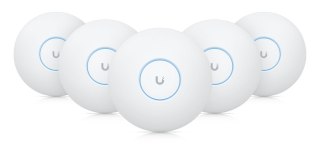Ubiquiti U7-Pro-5 punkt dostępowy WiFi7, 6GHz, 9,3 Gbps, 1x RJ45 2.5Gbps, 5-pack