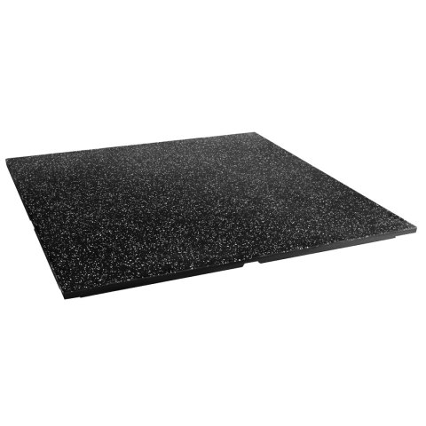 POS25 PODŁOGA GUMOWA POD SPRZĘT FITNESS BLACK/WHITE HMS