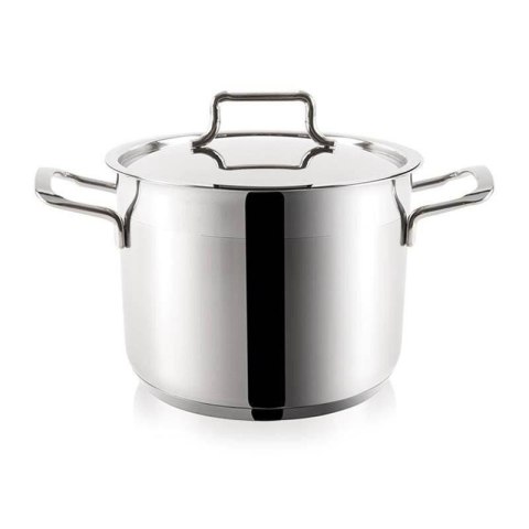 Garnek Stalowy 4,6 L ORION ANETT 20 cm z Pokrywką Indukcja Zmywarka