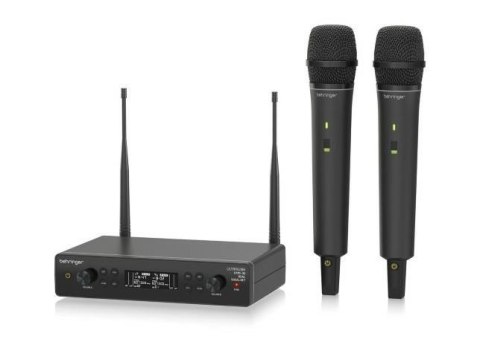 Behringer XTM1-35 DUAL VOCAL SET System bezprzewodowy UHF z 2 mikrofonami bezprzewodowymi