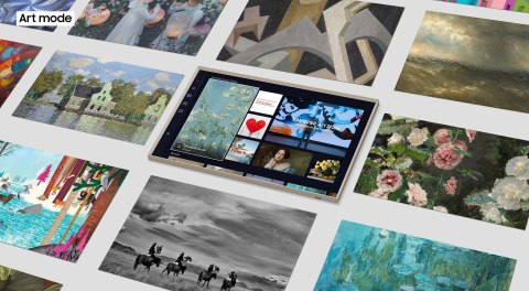 Telewizor Samsung QE32LS03CBU QLED 32'' Full HD Tizen Dolby Digital Plus DVB-T2 Czarny