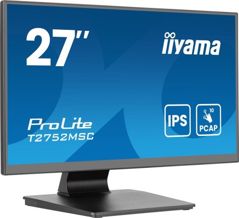 Monitor dotykowy 27" IIYAMA T2752MSC-B1AG 68,6 cm 16:9 HDMI+DP IPS