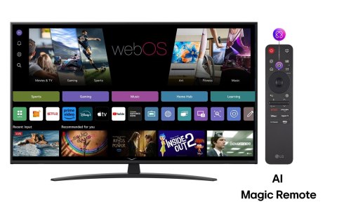 Telewizor LG NanoCell 55NANO81A3A 55'' 4K Ultra HD WebOS Dolby Digital DVB-T2 Czarny