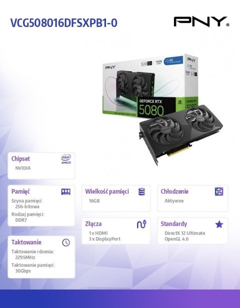 Karta graficzna GeForce RTX 5080 16G OC