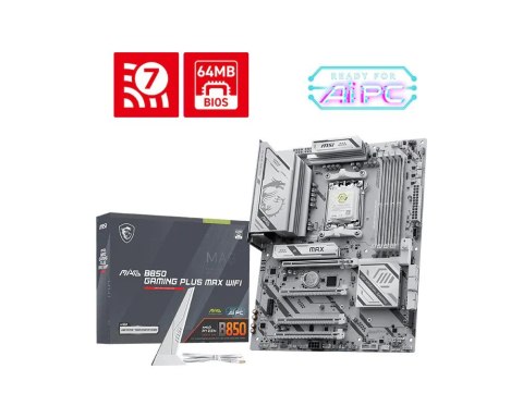 Płyta główna B850 GAMING PLUS WIFI6E AM5 4DDR5 ATX