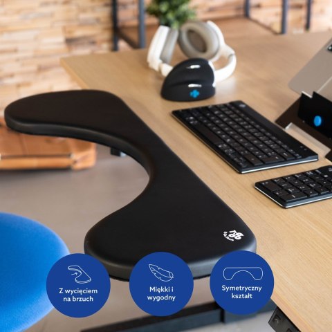 Podłokietnik ergonomiczny R-Go Armlehne juodas