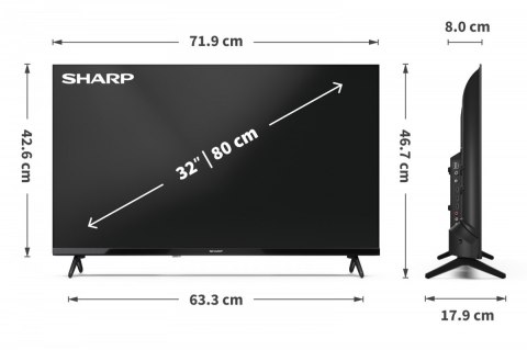 Telewizor LED 32 cale 32HA1405E