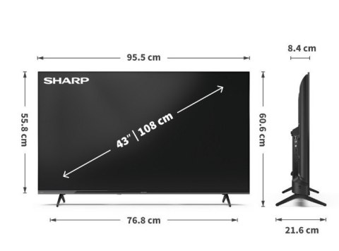 Telewizor LED 43 cale 43HE2445E