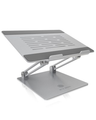 Podstawka pod laptopa ICY BOX IB-NH300 Srebrny Aluminium Silikon 43.2 cm (17") 3 kg 15 cm