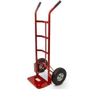 Wózek transportowy 200 kg stalowy 2 koła pompowane magazynowy do ładunków