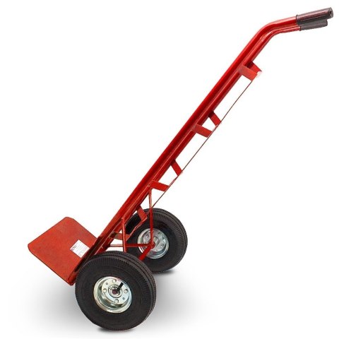 Wózek transportowy 200 kg stalowy 2 koła pompowane magazynowy do ładunków