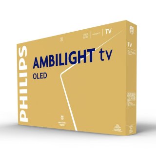 Telewizor Philips OLED 4K Ambilight 55OLED770/12 55 Telewizor Smart TV SYSTEM OPERACYJNY TITAN UHD Szary