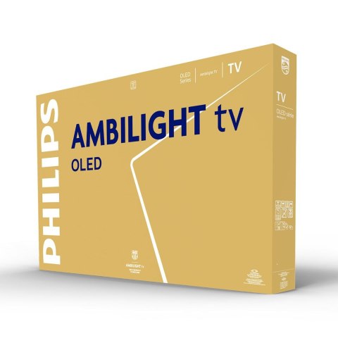 Telewizor Philips OLED 4K Ambilight 55OLED770/12 55 Telewizor Smart TV SYSTEM OPERACYJNY TITAN UHD Szary
