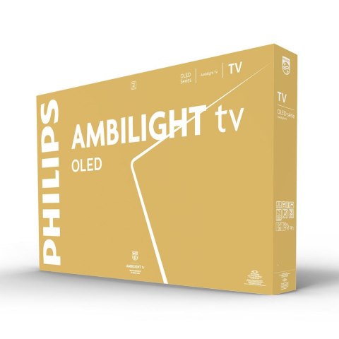 Telewizor Philips OLED 4K Ambilight 55OLED770/12 55 Telewizor Smart TV SYSTEM OPERACYJNY TITAN UHD Szary