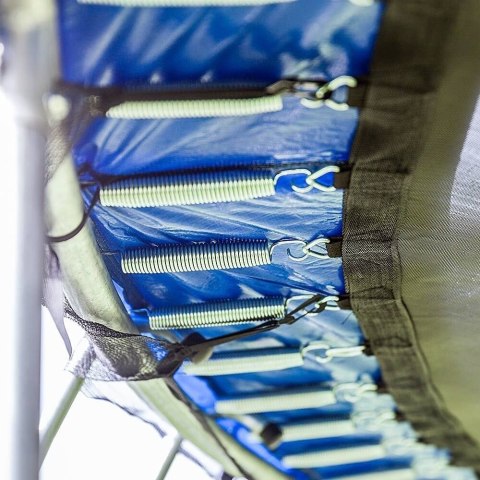 Trampolina ogrodowa 490 cm 16FT siatka drabinka 160 kg stabilna UV