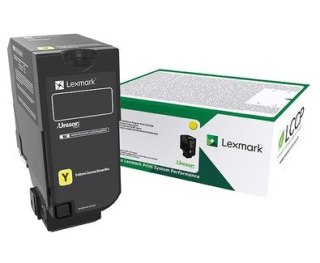 Lexmark 75B20Y0 kaseta z tonerem 1 szt. Oryginalny Żółty