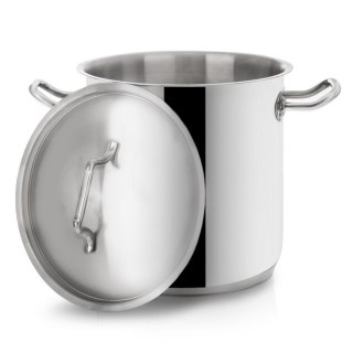 Garnek Stalowy 11 L ORION PRO Duży 24 cm Indukcja Zmywarka