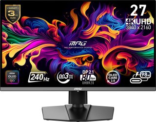 MSI Monitor 26.5" MPG 272URX QD-OLED LED UHD 240Hz