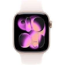 Zegarek Apple Watch Series 11 GPS 42mm Rose Gold Aluminium z Blush Sport Band - S/M