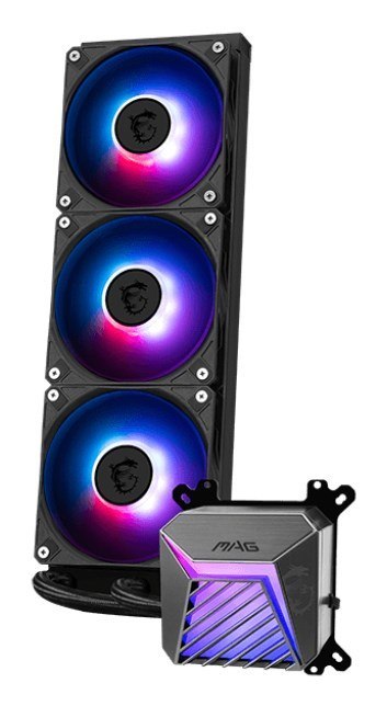 MSI MAG Coreliquid A15 360 Płyta główna, Procesor Chłodnica cieczy all-in-one 12 cm Czarny 1 szt.