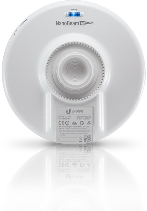Punkt dostępowy Ubiquiti NanoBeam NBE-5AC-GEN2 5AC Gen 2 450Mbit/s Biały