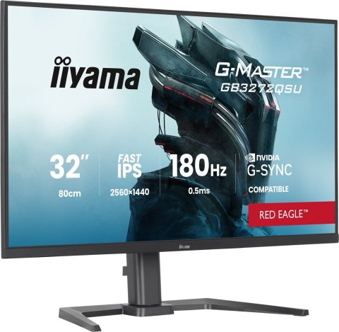 Iiyama G-MASTER GB3272QSU-B1 monitor komputerowy 80 cm (31.5") 2560 x 1440 px Quad HD LED Czarny