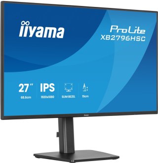 Iiyama ProLite XB2796HSC-B1 monitor komputerowy 68,6 cm (27") 1920 x 1080 px Full HD LED Czarny