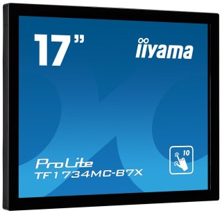 Iiyama TF1734MC-B7X monitor komputerowy 43,2 cm (17") 1280 x 1024 px SXGA LED Ekran dotykowy Czarny