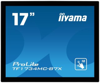 Iiyama TF1734MC-B7X monitor komputerowy 43,2 cm (17") 1280 x 1024 px SXGA LED Ekran dotykowy Czarny