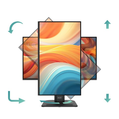 MSI Pro MP245PHG E14 monitor komputerowy 60,5 cm (23.8") 1920 x 1080 px Full HD LCD Czarny