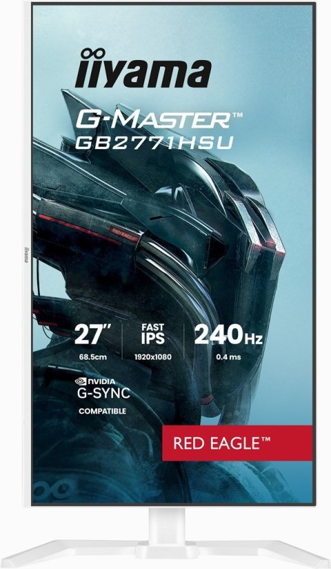 Iiyama G-MASTER GB2771HSU-W1 monitor komputerowy 68,6 cm (27") 1920 x 1080 px Full HD LCD Biały