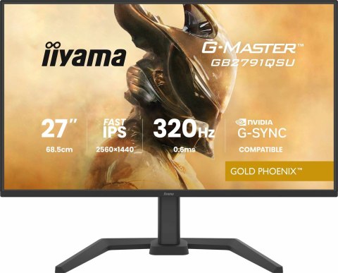 Iiyama G-MASTER GB2791QSU-B1 monitor komputerowy 68,6 cm (27") 2560 x 1440 px Wide Quad HD Czarny