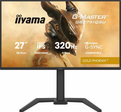 Iiyama G-MASTER GB2791QSU-B1 monitor komputerowy 68,6 cm (27") 2560 x 1440 px Wide Quad HD Czarny