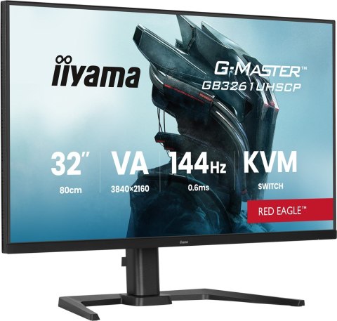 Iiyama G-MASTER GB3261UHSCP-B1 monitor komputerowy 80 cm (31.5") 3840 x 2160 px 4K Ultra HD LED Czarny
