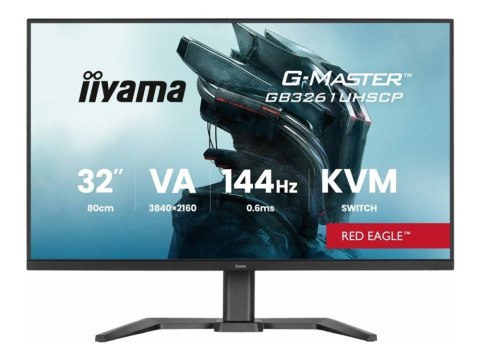 Iiyama G-MASTER GB3261UHSCP-B1 monitor komputerowy 80 cm (31.5") 3840 x 2160 px 4K Ultra HD LED Czarny