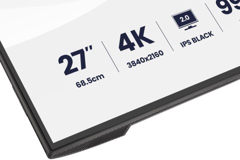 Iiyama PROGRAPHIC HB2701UHSNP-B1 monitor komputerowy 68,6 cm (27") 3840 x 2160 px 4K Ultra HD LCD Czarny