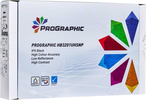 Iiyama ProGraphic HB3201UHSNP-B1 monitor komputerowy 80 cm (31.5") 3840 x 2160 px Czarny