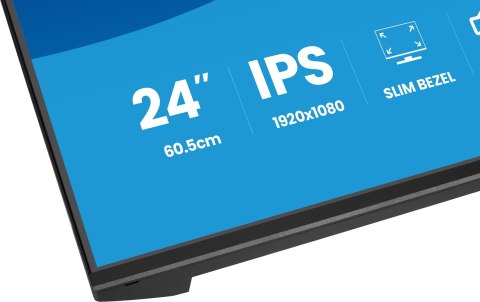 Iiyama ProLite X2493HSU-B1 monitor komputerowy 60,5 cm (23.8") 1920 x 1080 px Full HD LED Czarny