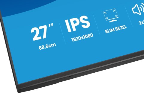 Iiyama ProLite X2797HSU-B1 monitor komputerowy 68,6 cm (27") 1920 x 1080 px Full HD LED Czarny