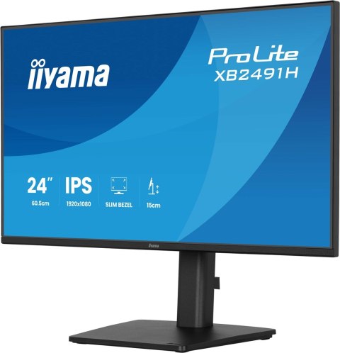 Iiyama ProLite XB2491H-B1 monitor komputerowy 60,5 cm (23.8") 1920 x 1080 px Full HD LCD Czarny