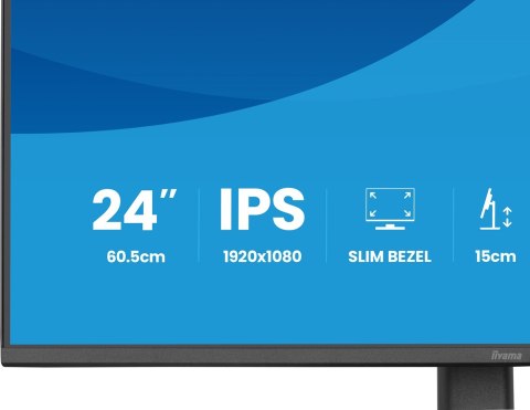 Iiyama ProLite XB2493HSU-B1 monitor komputerowy 60,5 cm (23.8") 1920 x 1080 px Full HD LED Czarny