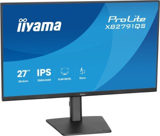 Iiyama ProLite XB2791QS-B1 monitor komputerowy 68,6 cm (27") 2560 x 1440 px Quad HD LED Czarny