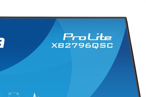 Iiyama ProLite XB2796QSC-B1 monitor komputerowy 68,6 cm (27") 2560 x 1440 px Quad HD LED Czarny