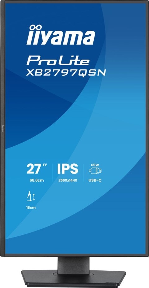 Iiyama ProLite XB2797HSN-B1 monitor komputerowy 68,6 cm (27") 1920 x 1080 px Full HD LCD Czarny