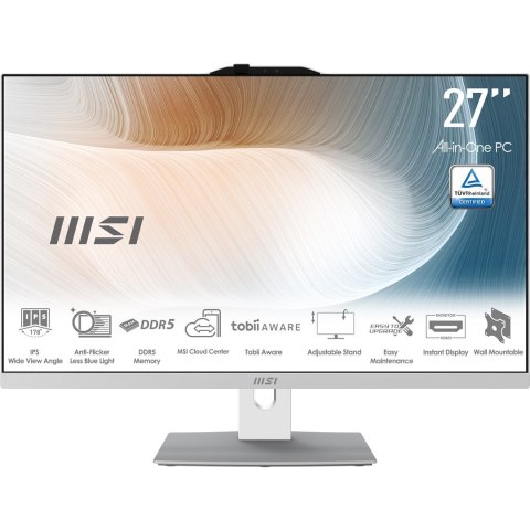 MSI Modern AM242P 1M-1873AT Intel Core 3 100U 60,5 cm (23.8") 1920 x 1080 px All-in-One PC 16 GB DDR5-SDRAM 256 GB SSD Windows 1