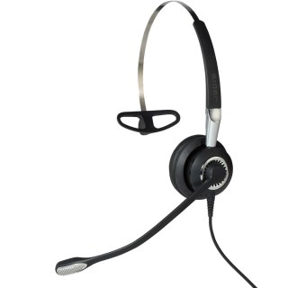 Jabra BIZ 2400 II Zestaw słuchawkowy Przewodowa Opaska na głowę, Nauszny, Opaska na szyję Biuro/centrum telefoniczne Czarny, Sre