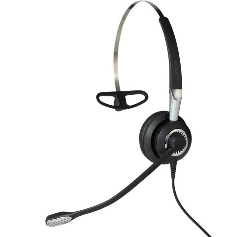 Jabra BIZ 2400 II Zestaw słuchawkowy Przewodowa Opaska na głowę, Nauszny, Opaska na szyję Biuro/centrum telefoniczne Czarny, Sre