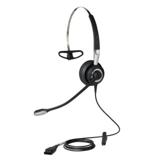 Jabra BIZ 2400 II Zestaw słuchawkowy Przewodowa Opaska na głowę, Nauszny, Opaska na szyję Biuro/centrum telefoniczne Czarny, Sre