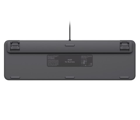 Logitech Signature Slim Wired K620 For Business klawiatura Uniwersalne USB QWERTZ Niemiecki Grafitowy